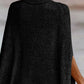 Turtleneck Dolman Sleeve Poncho