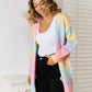 Full Size Gradient Open Front Cardigan