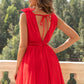 Open Back Sleeveless Mesh Dress