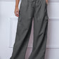 Drawstring Waist Pants with Pockets