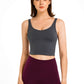 Scoop Neck Wide Strap Active Tank