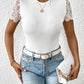 Lace Backless Round Neck Bodysuit