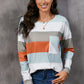 Wide Stripe Top with Pocket