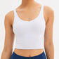 Scoop Neck Wide Strap Active Tank