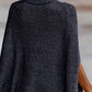 Turtleneck Dolman Sleeve Poncho