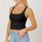 Square Neck Wide Strap Tank