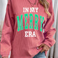 IN MY MERRY ERA Graphic Corded Sweatshirt