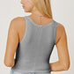 Square Neck Wide Strap Tank