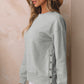 Round Neck Dropped Shoulder Sweatshirt