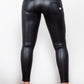 Full Size PU Leather Zip Detail Leggings