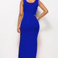 Scoop Neck Wide Strap Maxi Dress