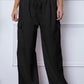 Drawstring Waist Pants with Pockets