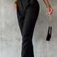 High Waist Wide Waistband Pants