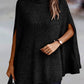 Turtleneck Dolman Sleeve Poncho