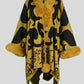 Faux Fur Trim Poncho