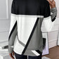 Contrast Round Neck Long Sleeve T-Shirt