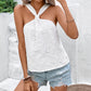 Eyelet Wide Strap Cami