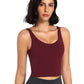 Scoop Neck Wide Strap Active Tank