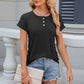 Round Neck Rolled Short Sleeve T-Shirt