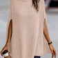 Turtleneck Dolman Sleeve Poncho