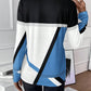 Contrast Round Neck Long Sleeve T-Shirt