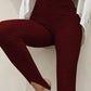 Ribbed Mid Waist Leggings