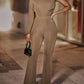 Cutout One-Shoulder Jumpsuit