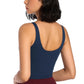 Scoop Neck Wide Strap Active Tank