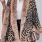 Leopard Open Front Poncho