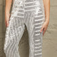 Double Take Sequin High Waist Flared Pants