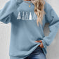 Christmas Tree Graphic Drop Shoulder Sweatshirt