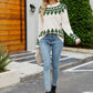 Round Neck Long Sleeve Sweater