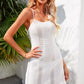 Crisscross Halter Neck Openwork Cover-Up Dress