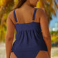 Full Size Adjustable Strap Tankini Set