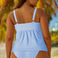 Full Size Adjustable Strap Tankini Set