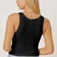 Square Neck Wide Strap Tank