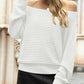 Ribbed Long Sleeve Sweater