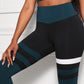 Striped Sports Bra and High Waisted Yoga Leggings Set