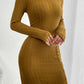 Turtleneck Long Sleeve Mini Dress