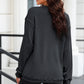 Heart Round Neck Dropped Shoulder Sweatshirt