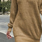 One Shoulder Lantern Sleeve Sweater Dress