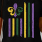 MARDI GRAS Graphic Round Neck T-Shirt