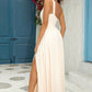 One-Shoulder Split Maxi Dress