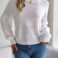 Round Neck Long Sleeve Sweater