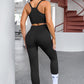 Tank Cropped Active Top and Pants Set