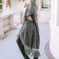 Fringe Detail Long Sleeve Cardigan