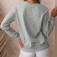 Round Neck Dropped Shoulder Sweatshirt