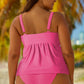 Full Size Adjustable Strap Tankini Set