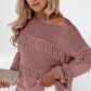 Fringe Detail Long Sleeve Sweater