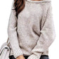 One Shoulder Long Sleeve Sweater